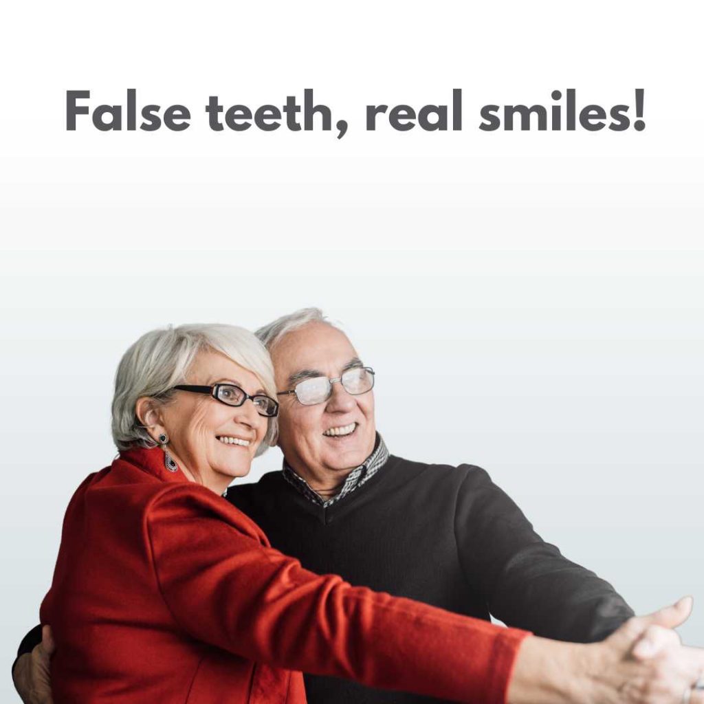 calgary false teeth